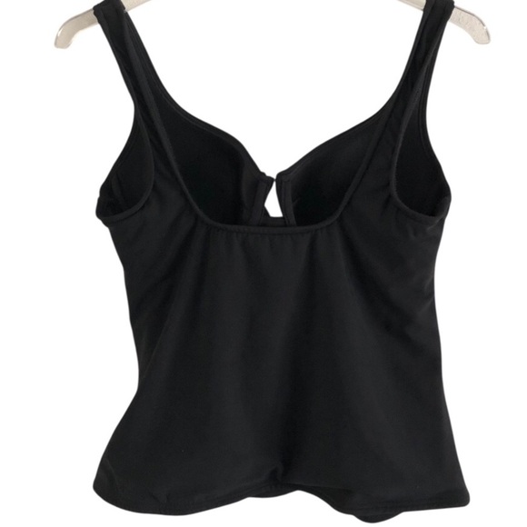 Miraclesuit Tankini Top Underwire Black Size 10 - Picture 8 of 8